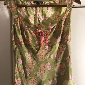 Vintage Betsey Johnson corset style tank